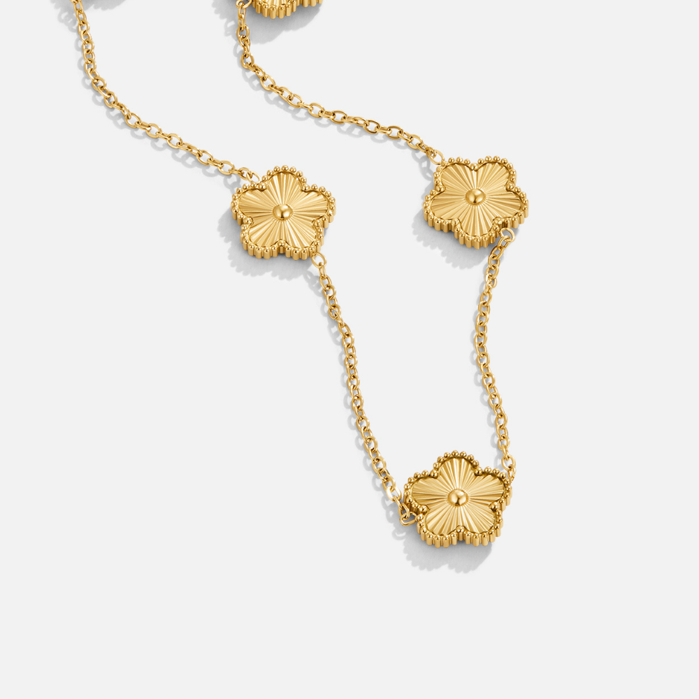 Amélie Golden Blossoms Necklace