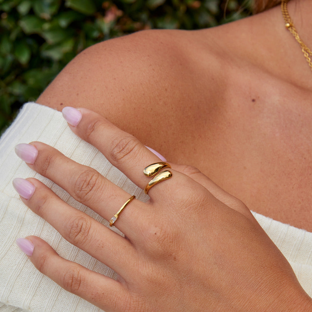 Sienna Dual Curve Ring