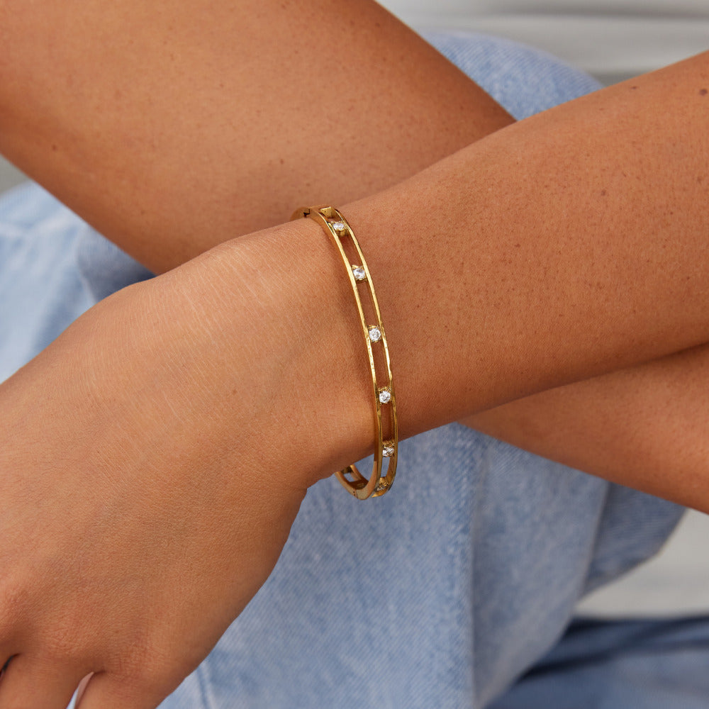 Rosalie Crystal Bangle