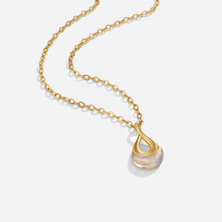 Celestine Opal Drop Necklace