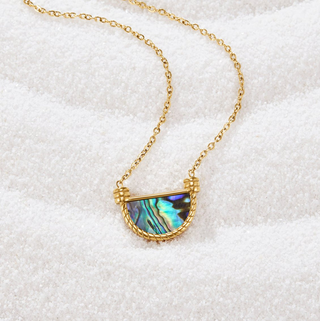 Elena Turquoise Shell Set