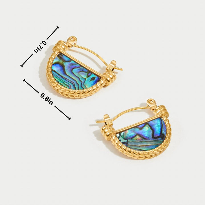 Elena Turquoise Shell Set
