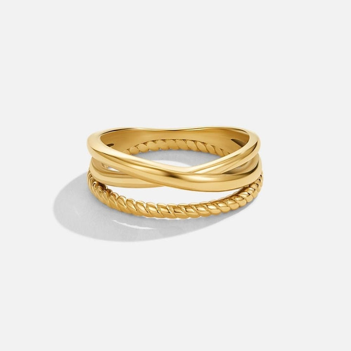Aurora Twist Stack Ring