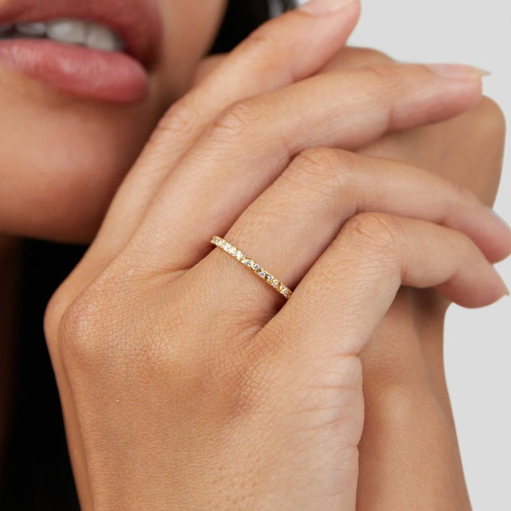 Lumière Crystal Band Ring