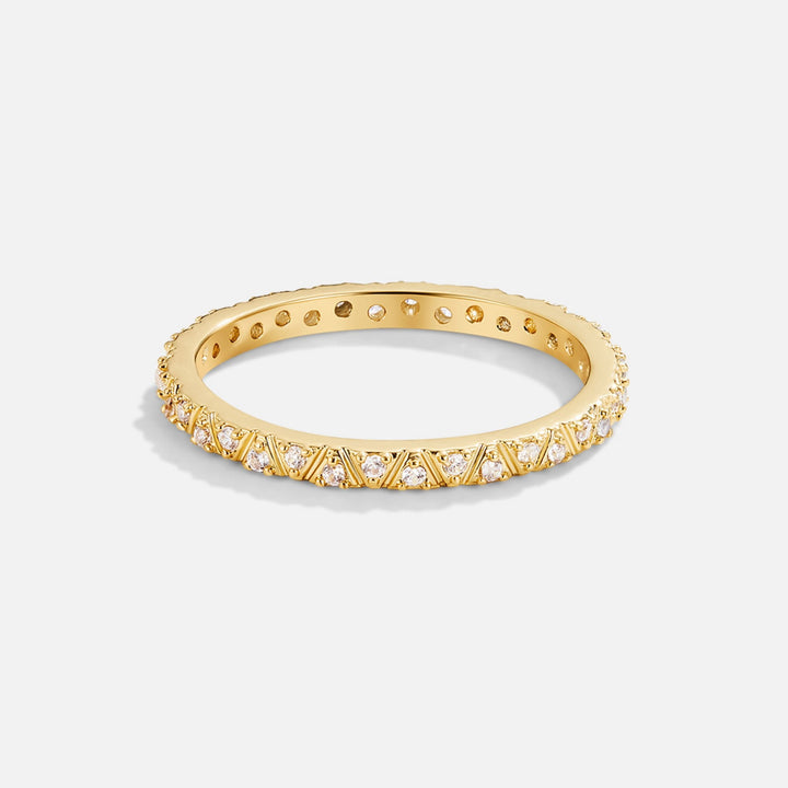 Lumière Crystal Band Ring