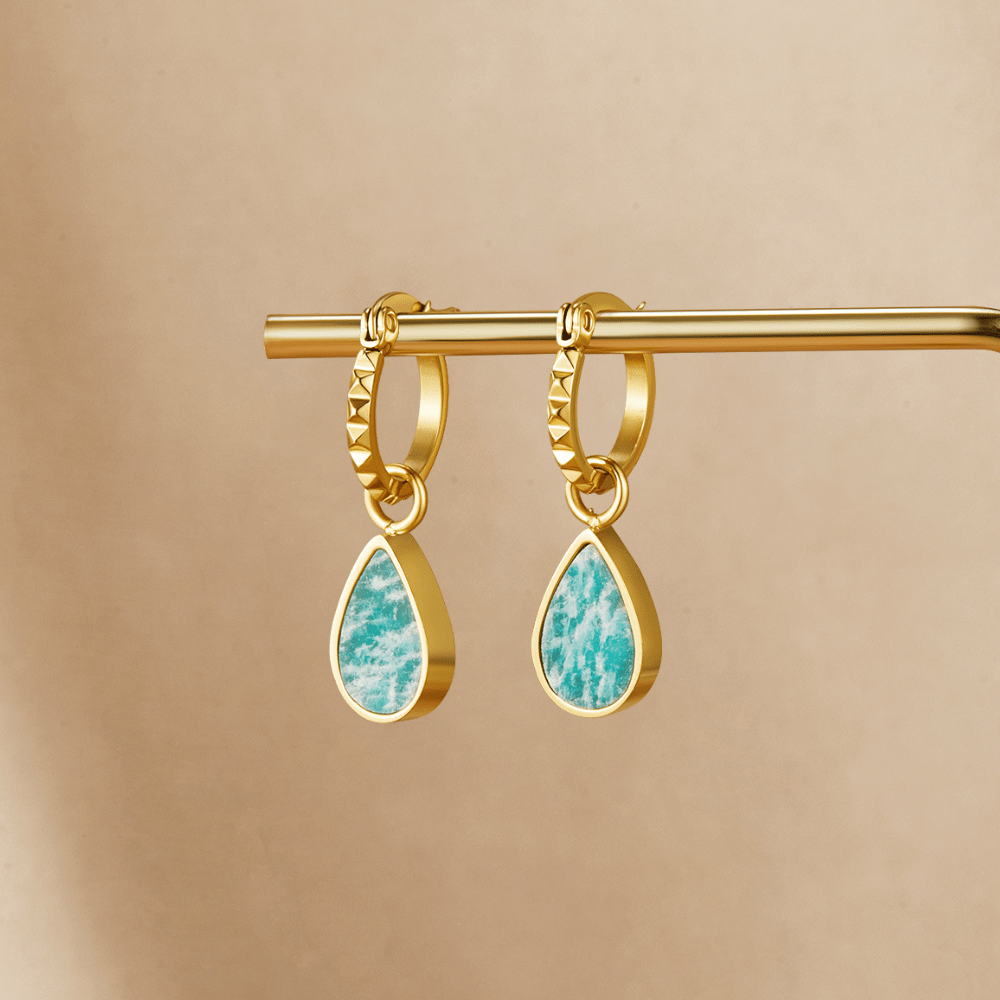Arielle Teardrop Hoop Earrings