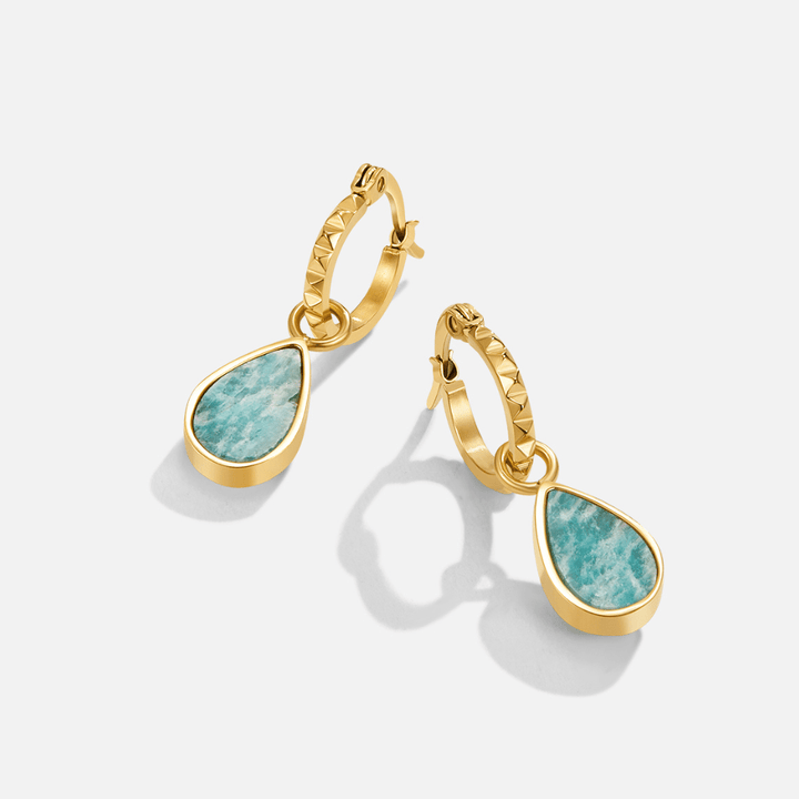 Arielle Teardrop Hoop Earrings