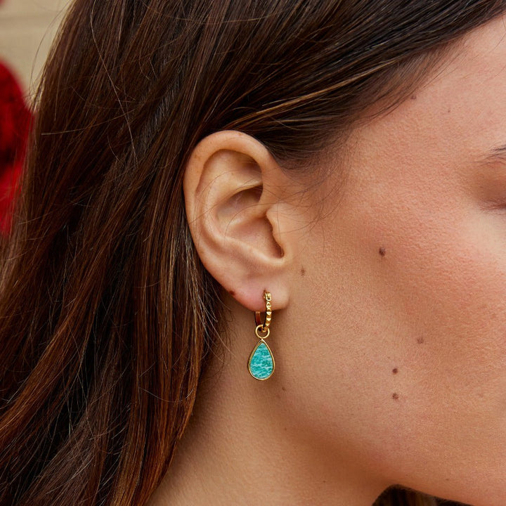 Arielle Teardrop Hoop Earrings