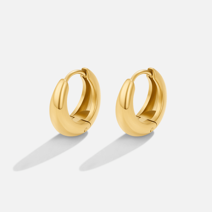 Luna Gold Hoop Earrings