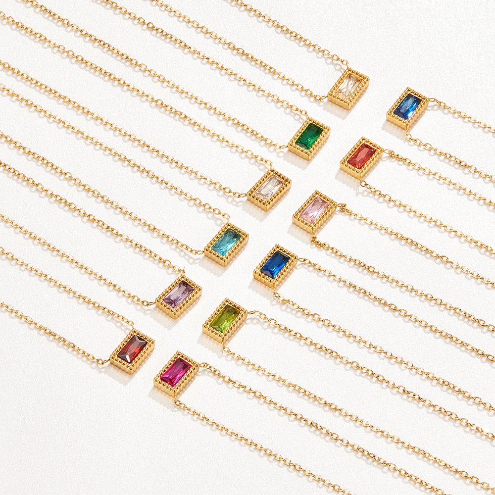 Rosalie Birthstone Necklace