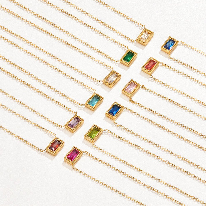 Rosalie Birthstone Necklace