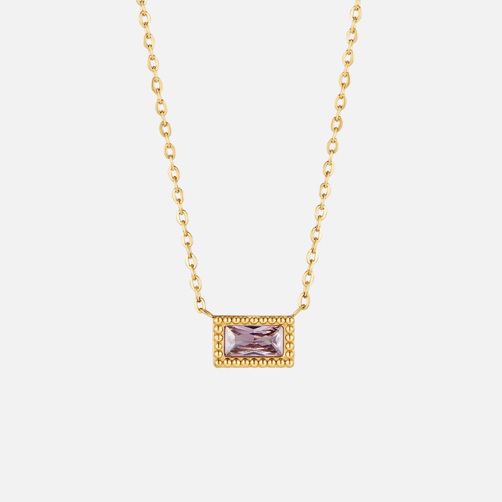 Rosalie Birthstone Necklace
