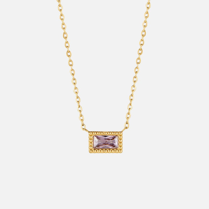 Rosalie Birthstone Necklace