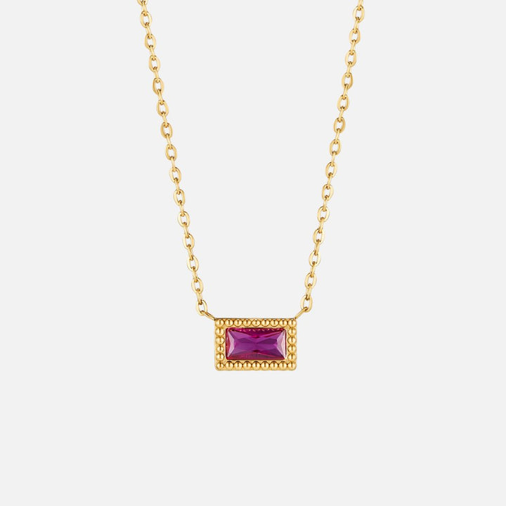 Rosalie Birthstone Necklace