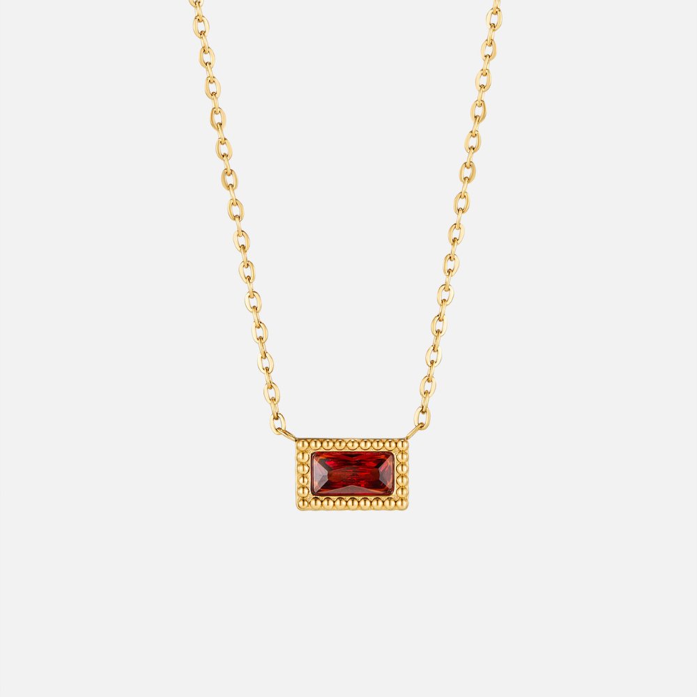 Rosalie Birthstone Necklace