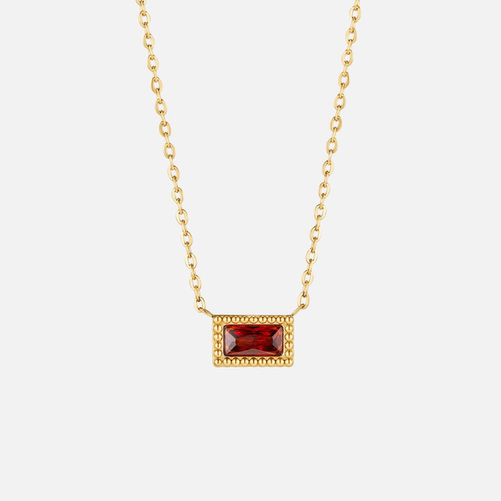 Rosalie Birthstone Necklace