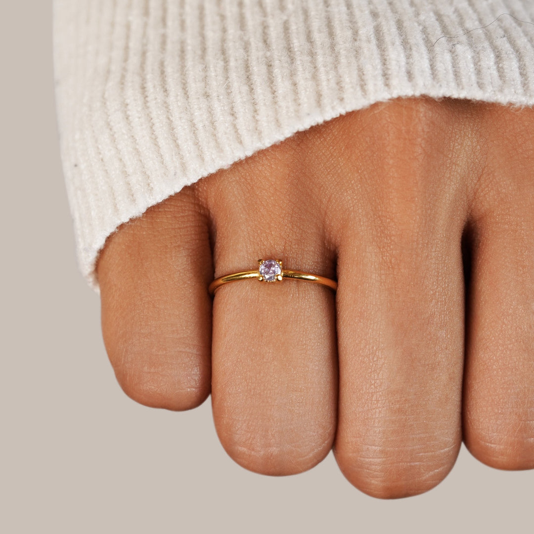 Celeste Birthstone Ring