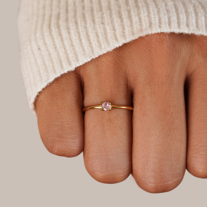 Celeste Birthstone Ring