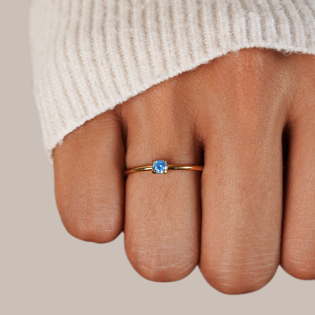 Celeste Birthstone Ring