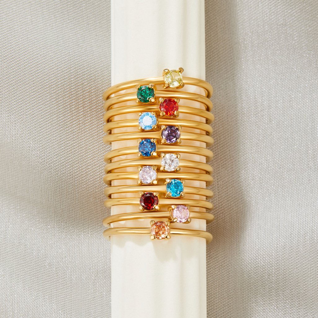 Celeste Birthstone Ring