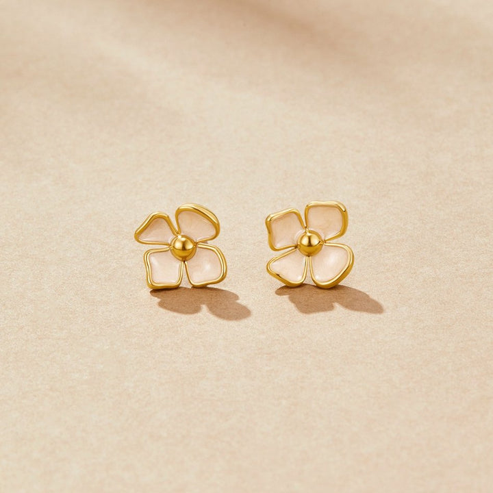 Camélia Floral Earrings