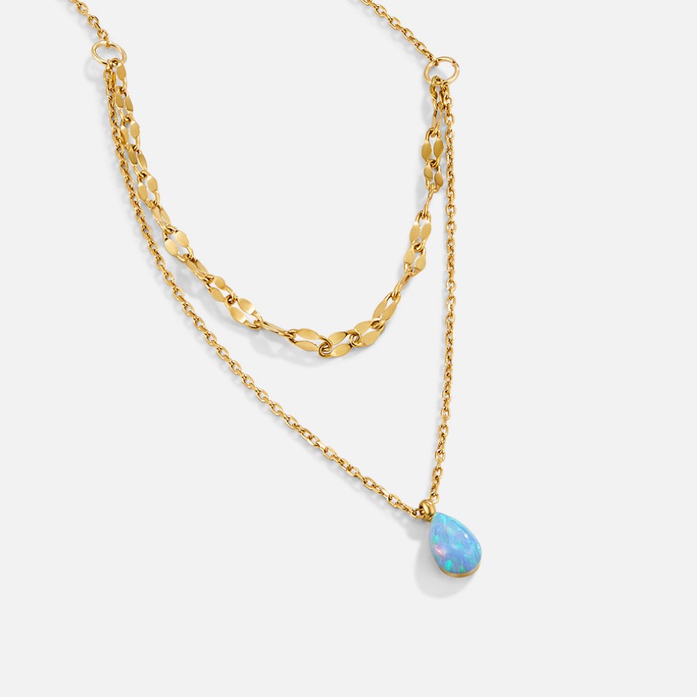 Aurélie Opal Layers Necklace