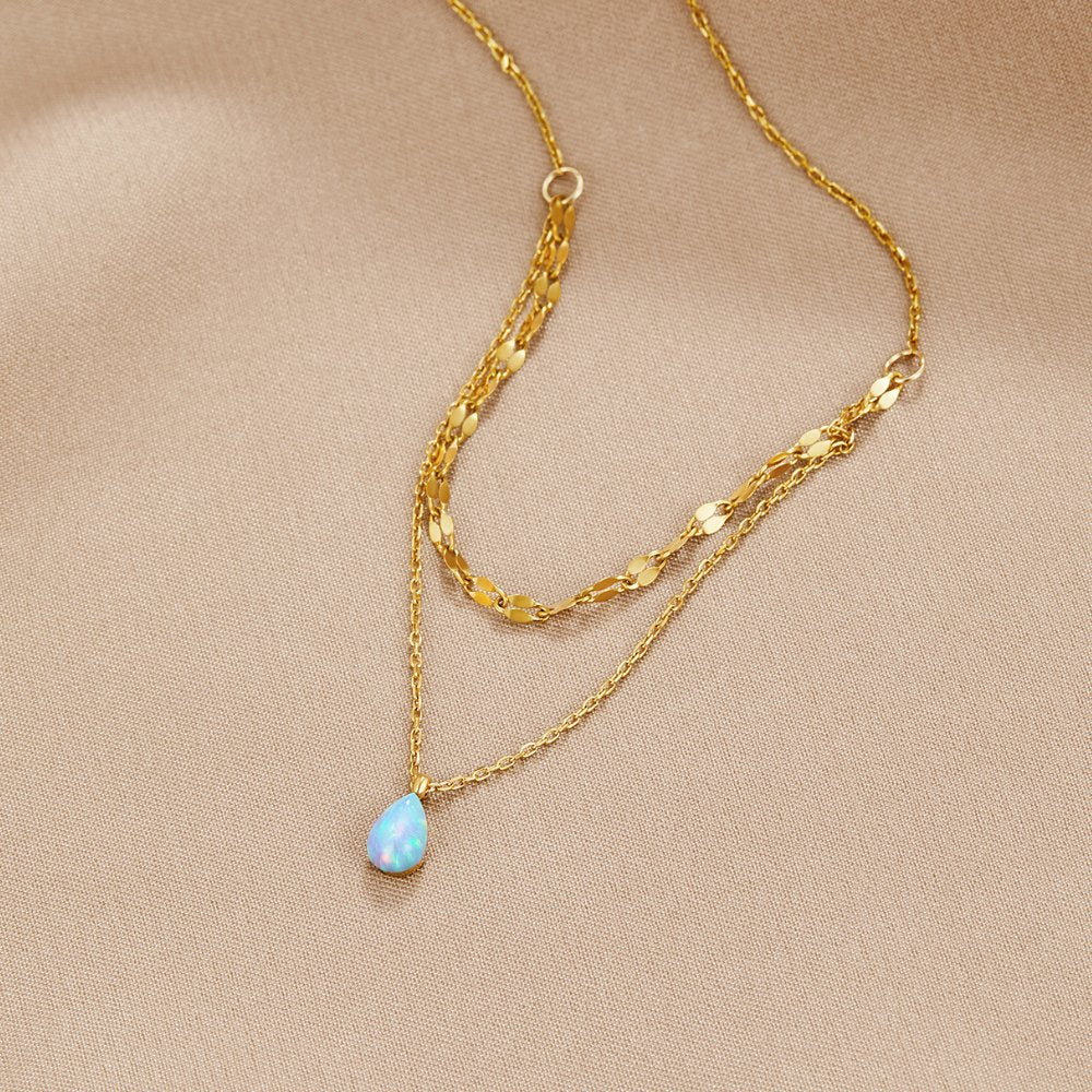 Aurélie Opal Layers Necklace