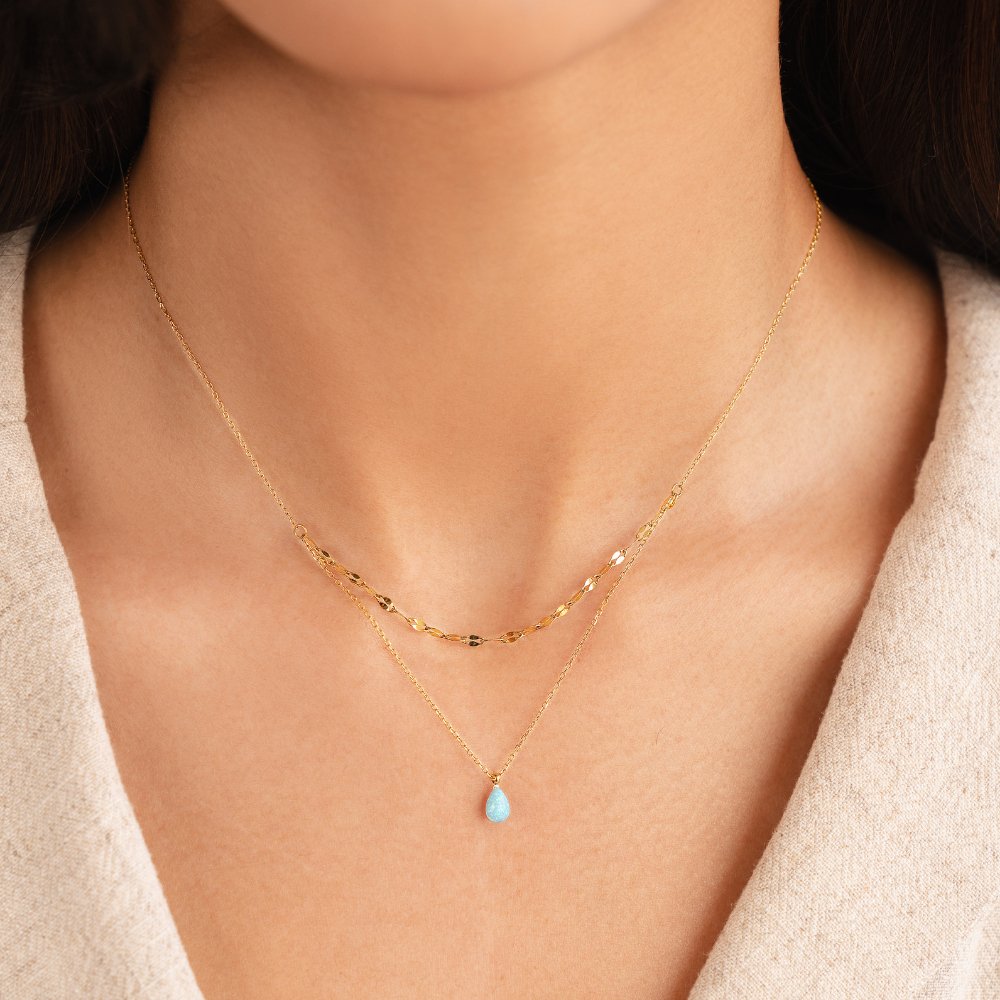 Aurélie Opal Layers Necklace
