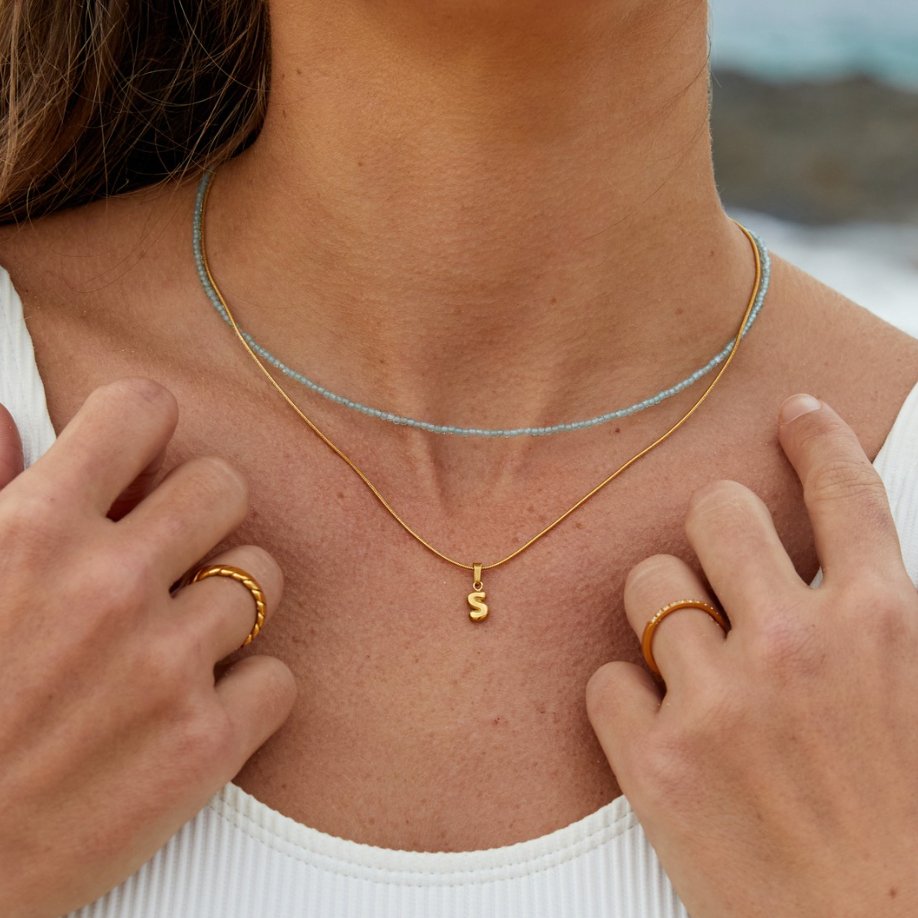 Sienna Initial Pendant