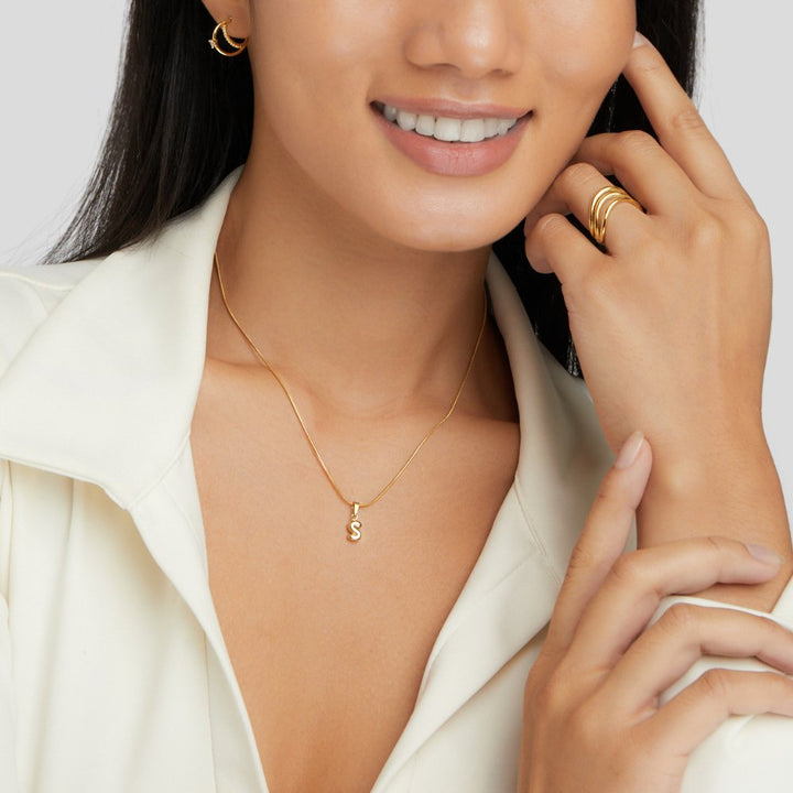 Sienna Initial Pendant