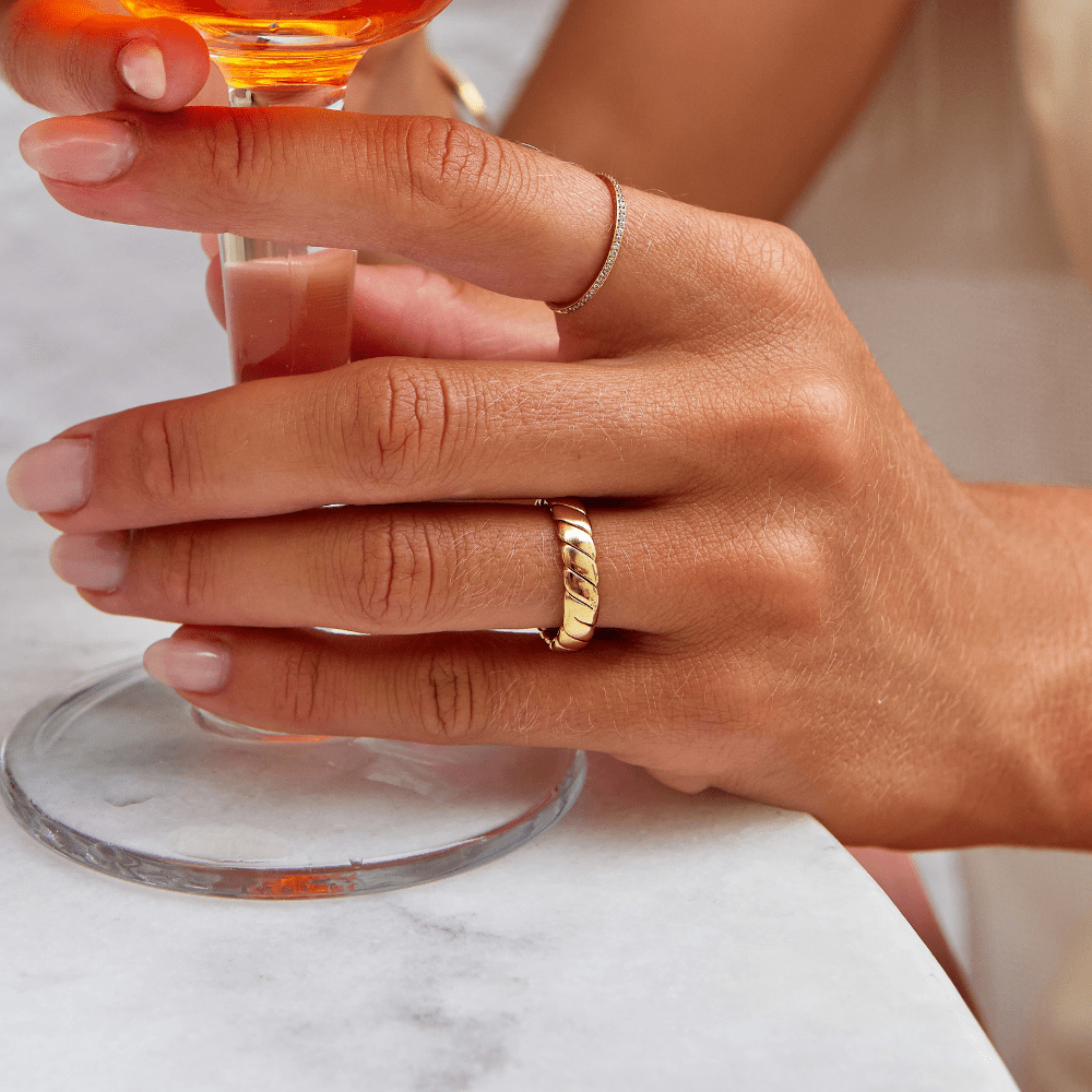 Aurelia Rope Infinity Ring