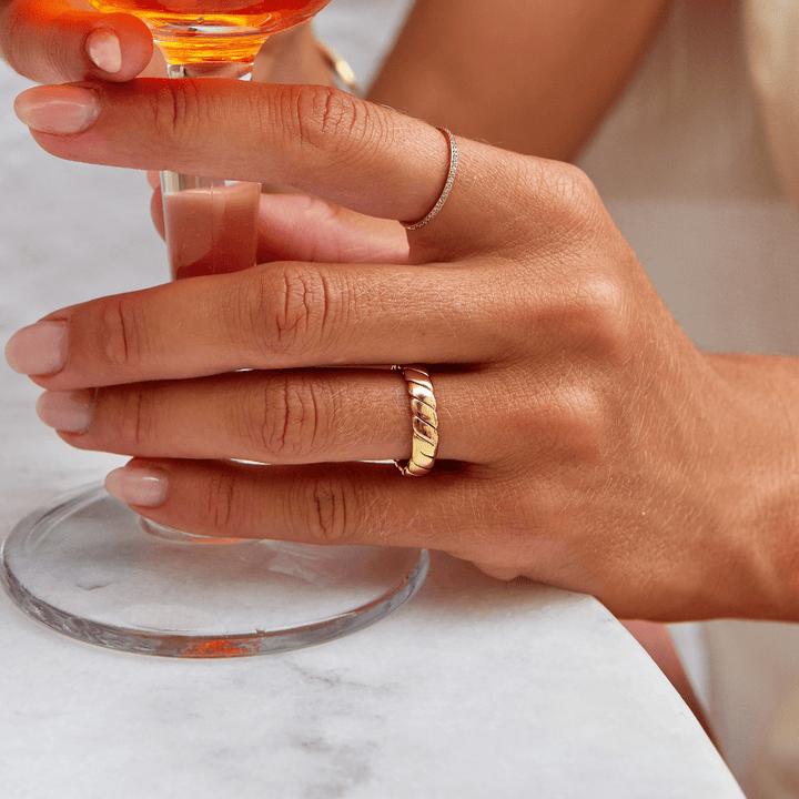 Aurelia Rope Infinity Ring