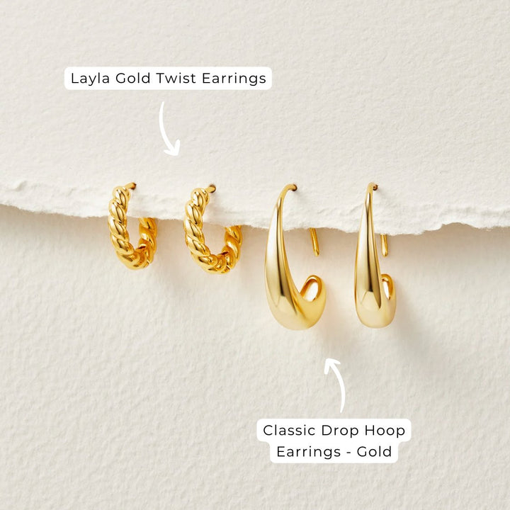 Isolde Crescent Hoop Earrings