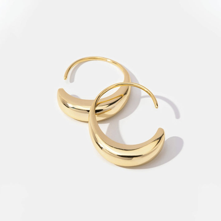 Isolde Crescent Hoop Earrings