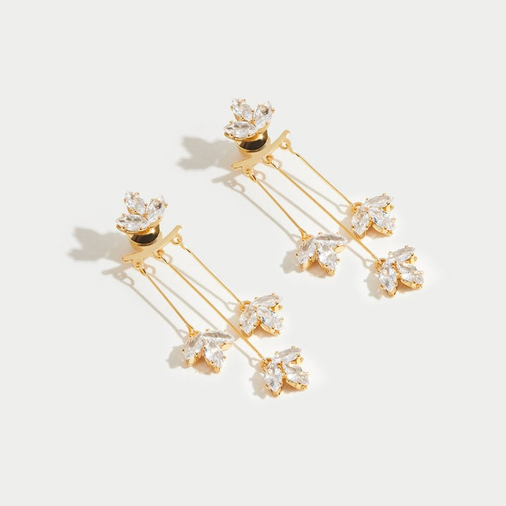 Celeste Lotus Waterfall Earrings