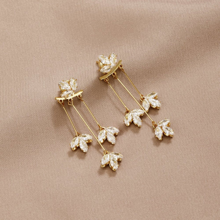Celeste Lotus Waterfall Earrings