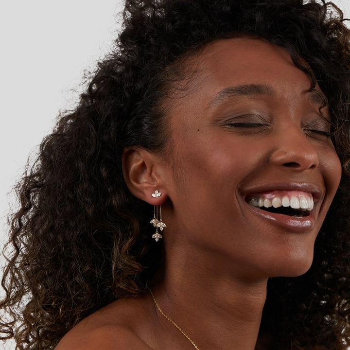 Celeste Lotus Waterfall Earrings