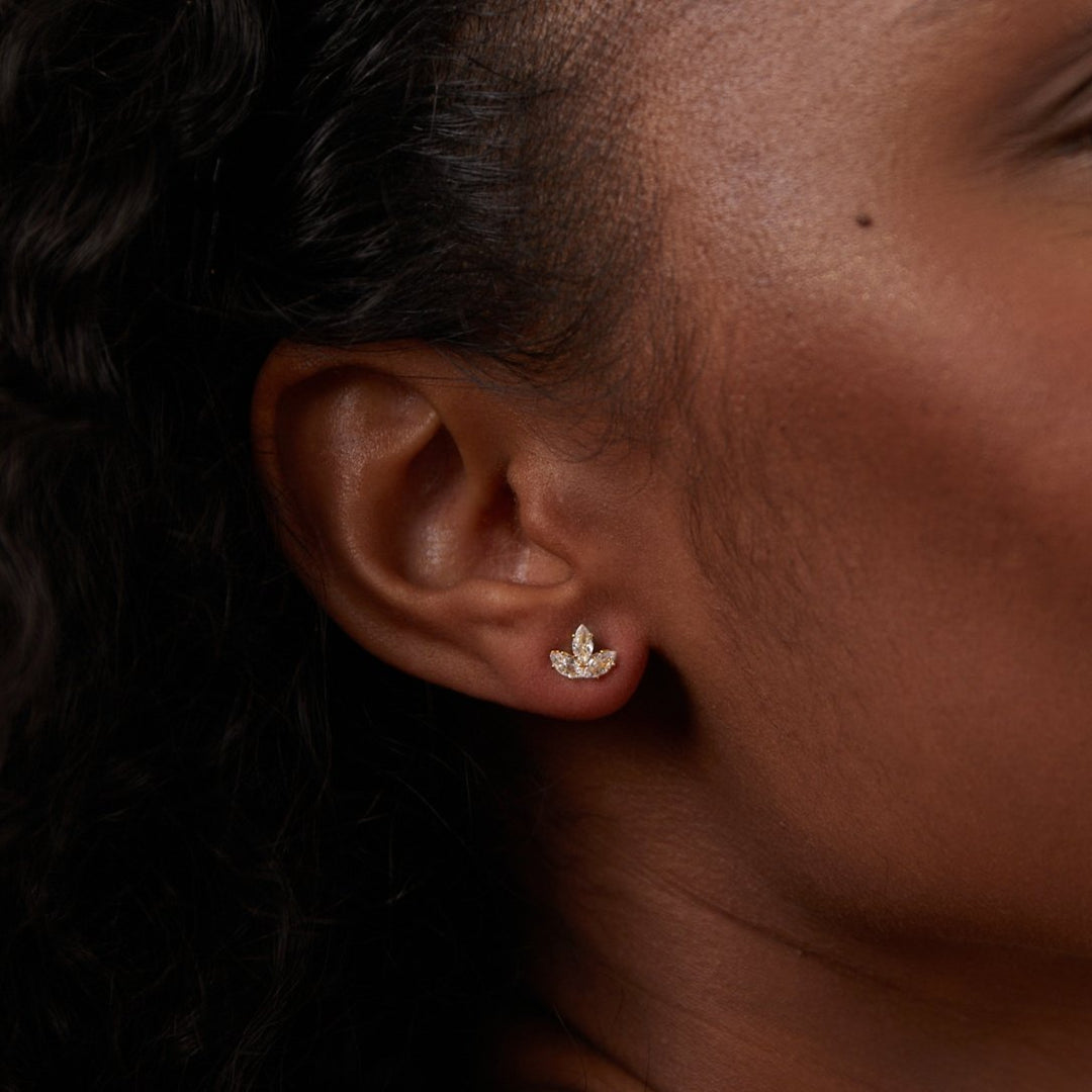 Celeste Lotus Waterfall Earrings