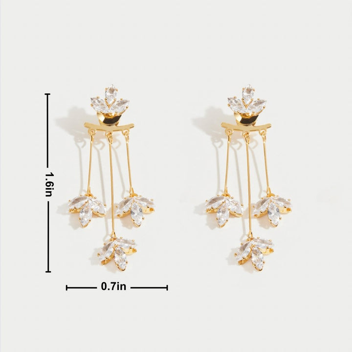 Celeste Lotus Waterfall Earrings