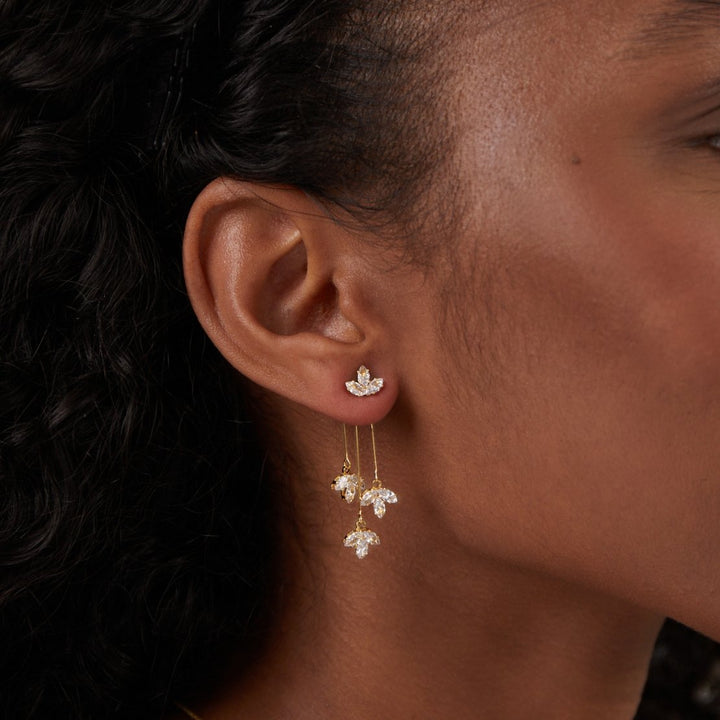 Celeste Lotus Waterfall Earrings