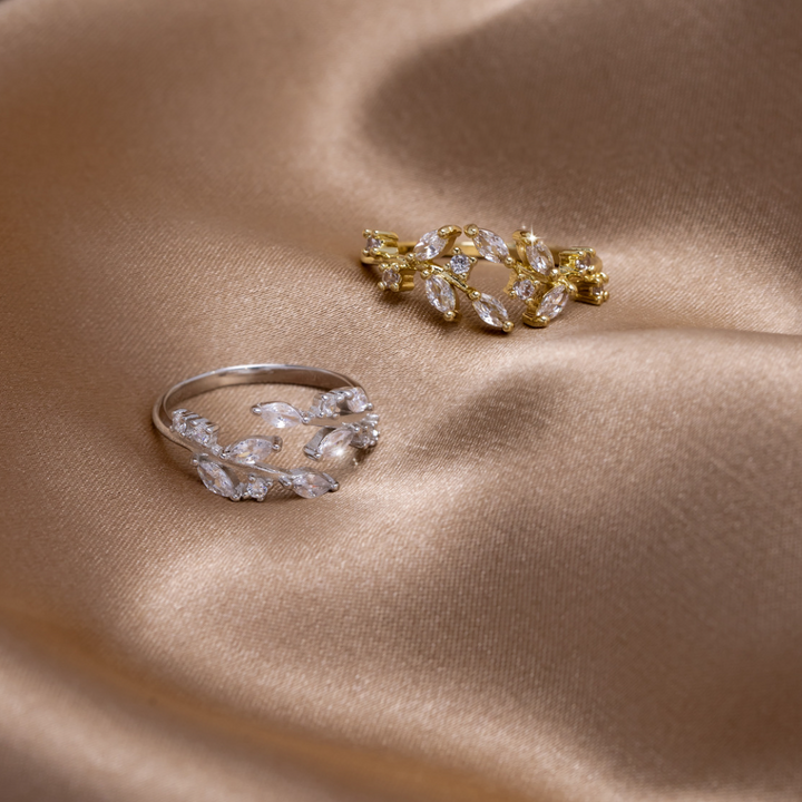 Celeste Crystal Vine Ring