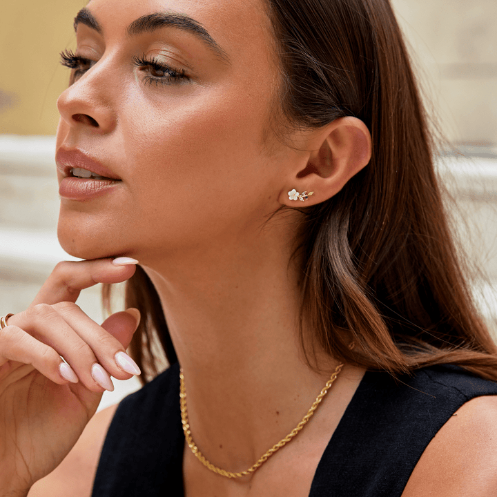 Flora Gem Bloom Earrings