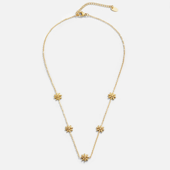 Fleurine Daisy Flower Necklace