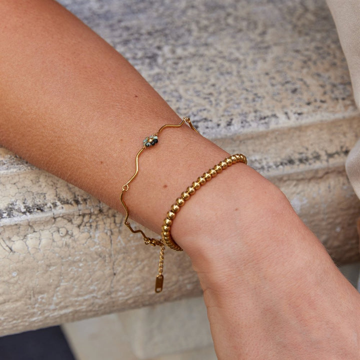 Odette Crystal Wave Bracelet