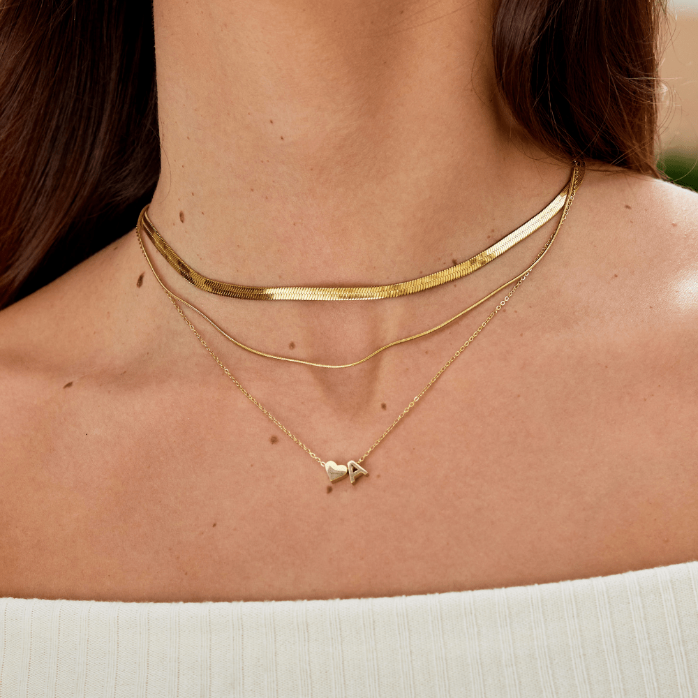 Adeline Initial Gold Necklace