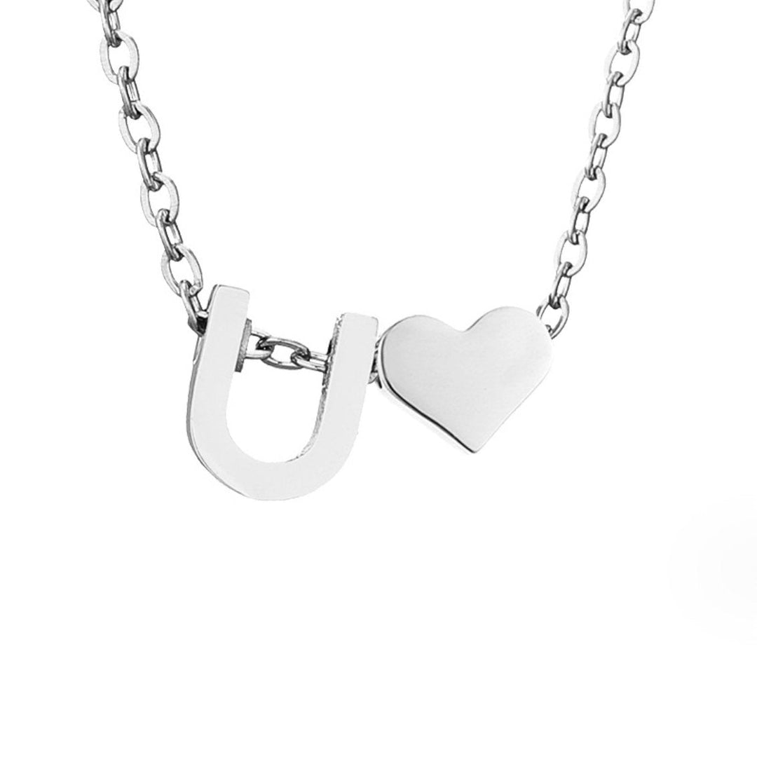 Adeline Initial Silver Necklace