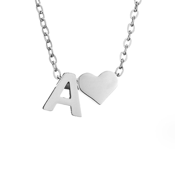 Adeline Initial Silver Necklace