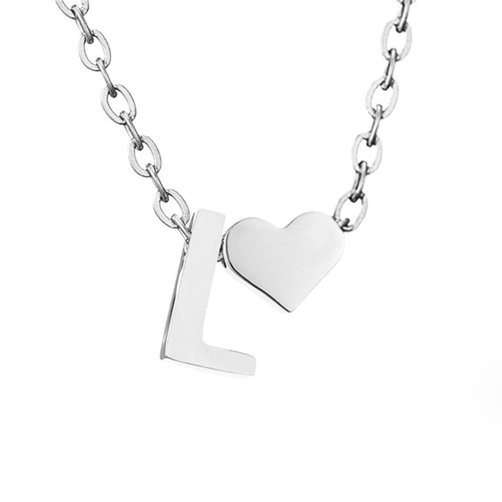 Adeline Initial Silver Necklace