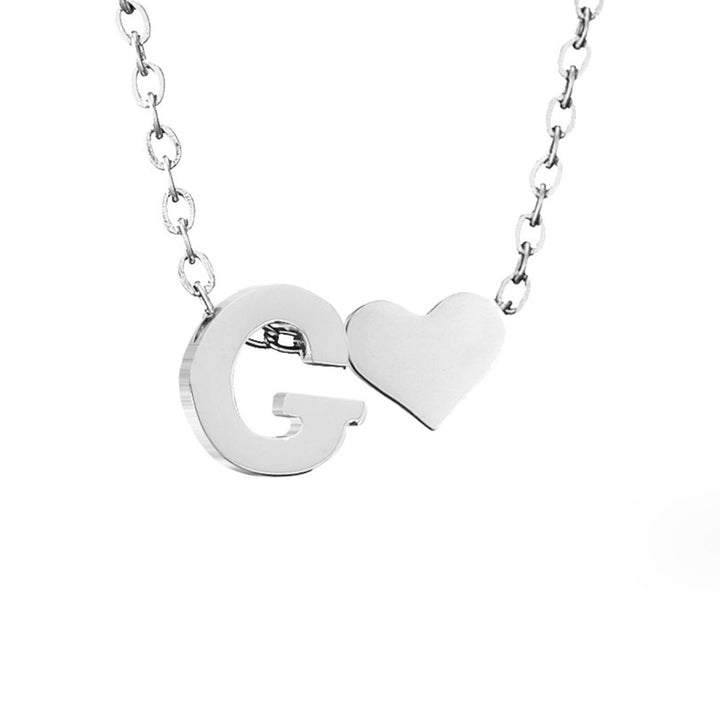 Adeline Initial Silver Necklace