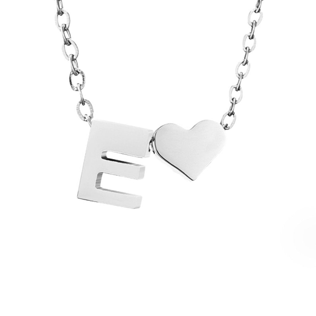 Adeline Initial Silver Necklace